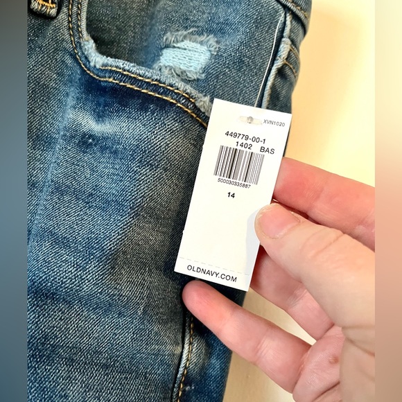 High-Waisted Distressed Power Slim Straight Jeans For Women - Picture 3 of 4